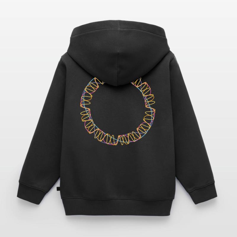 String Theory Science Kids Premium Organic Zip-up Hoodie