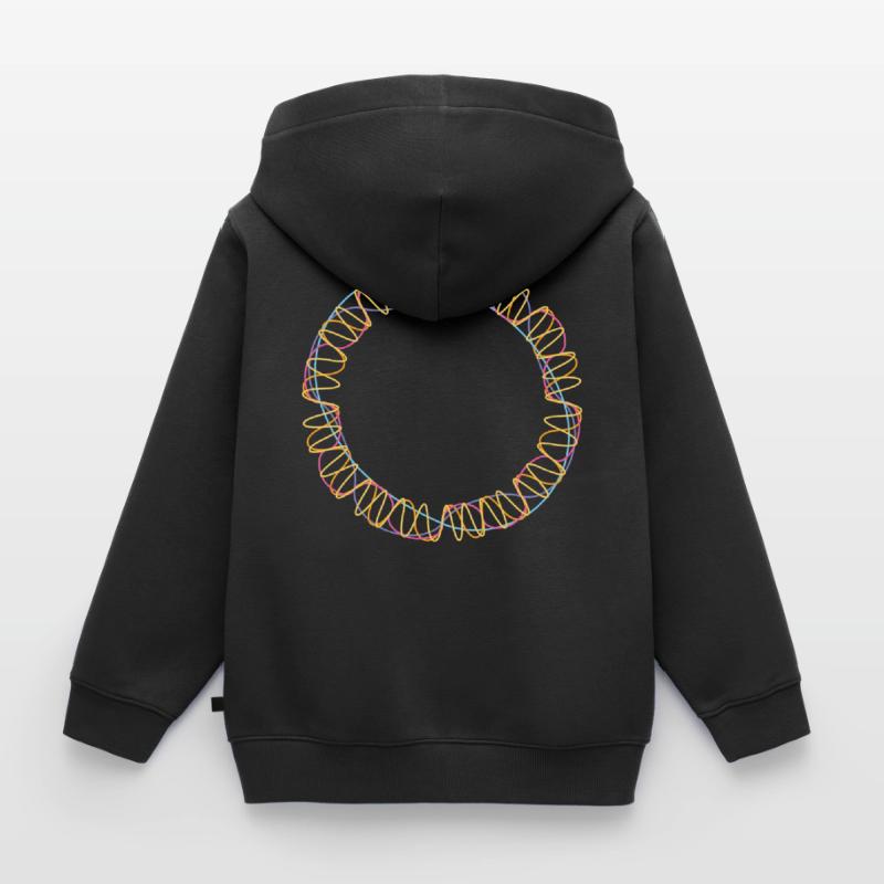 String Theory Science Kids Premium Organic Zip-up Hoodie