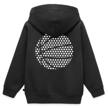 Basketballspieler Basketballer Ball Basketball - Kinder Premium Organic Zip Hoodie - Schwarz - Hinten - AI Model Kid Male (0cm)