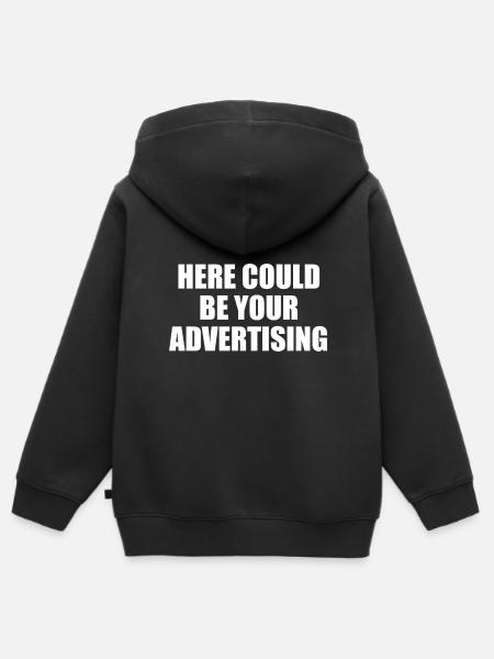 Here could be your ad create gift yoursel - Kids Premium Organic Zip-up Hoodie - black