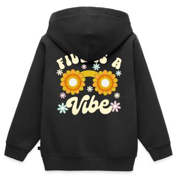 Born In 2019 5 Years Birthday Toddler Girl Boy - Kids Premium Organic Zip-up Hoodie - black - Back - AI Model Kid Male (0cm)