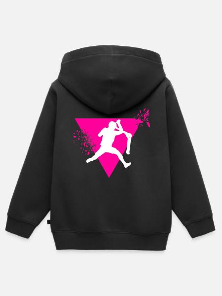 scooter - Kinder Premium Organic Zip Hoodie - Schwarz