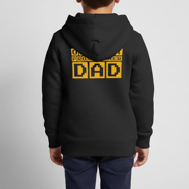 Average Programmer Dad Kids Premium Organic Zip-up Hoodie