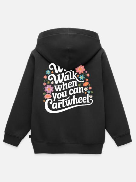 Gymnastique Gymnastique - Sweat Premium à capuche zippé enfant bio - noir