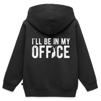 Apnoetaucher Freitaucher Taucher - Kinder Premium Organic Zip Hoodie - Schwarz - Hinten - AI Model Kid Male (0cm)