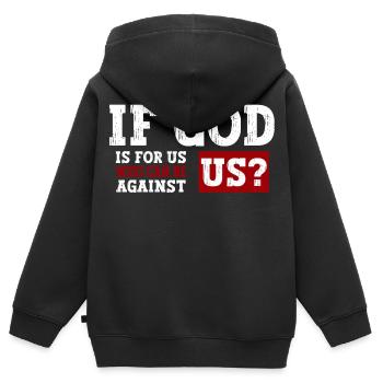Jesus Christus - Christliches Shirt - Christliche - Kinder Premium Organic Zip Hoodie - Schwarz - Hinten - AI Model Kid Male (0cm)