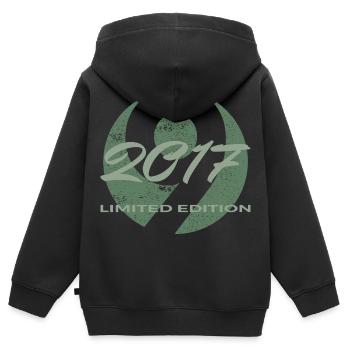 9. Geburtstag 2017 Jungen und Mädchen Geschenk - Kinder Premium Organic Zip Hoodie - Schwarz - Hinten - AI Model Kid Male (0cm)