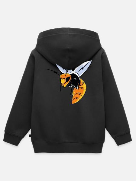 Insekt Wespe - Kinder Premium Organic Zip Hoodie - 