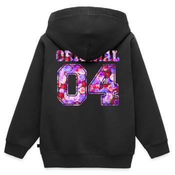 2004 Original 04 - Birthday Present Bday - Kids Premium Organic Zip-up Hoodie - black - Back - AI Model Kid Male (0cm)