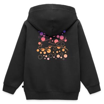 Diving - Kinder Premium Organic Zip Hoodie - Schwarz - Hinten - AI Model Kid Male (0cm)