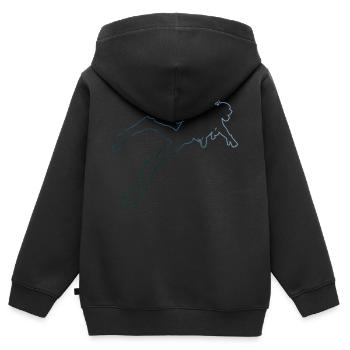 Scuba Taucher Scuba Tauchen Scuba Diver - Kinder Premium Organic Zip Hoodie - Schwarz - Hinten - AI Model Kid Male (0cm)
