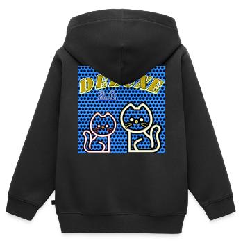 Deluxe 2.1 - Image - 2023 - Sweat Premium à capuche zippé enfant bio - noir - Dos - AI Model Kid Male (0cm)
