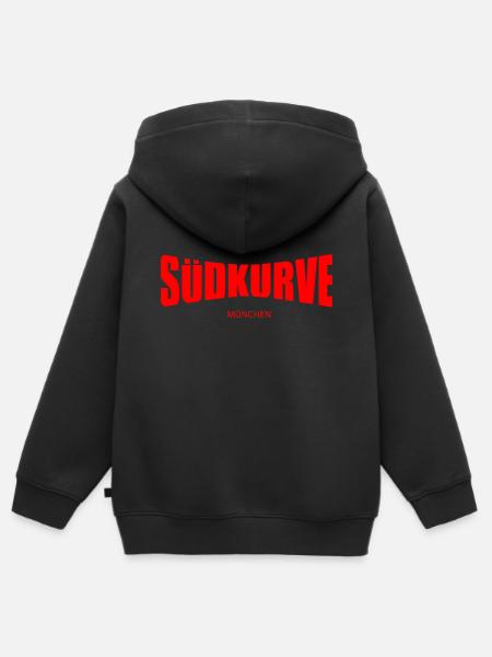 Südkurve München - Kinder Premium Organic Zip Hoodie - Schwarz