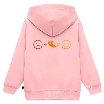 Bobsleigh Riding Men Women's Bobsleigh Track Bobsleigh Sports - Kids Premium Organic Zip-up Hoodie - rose - Back - AI Model Kid Female (0cm)