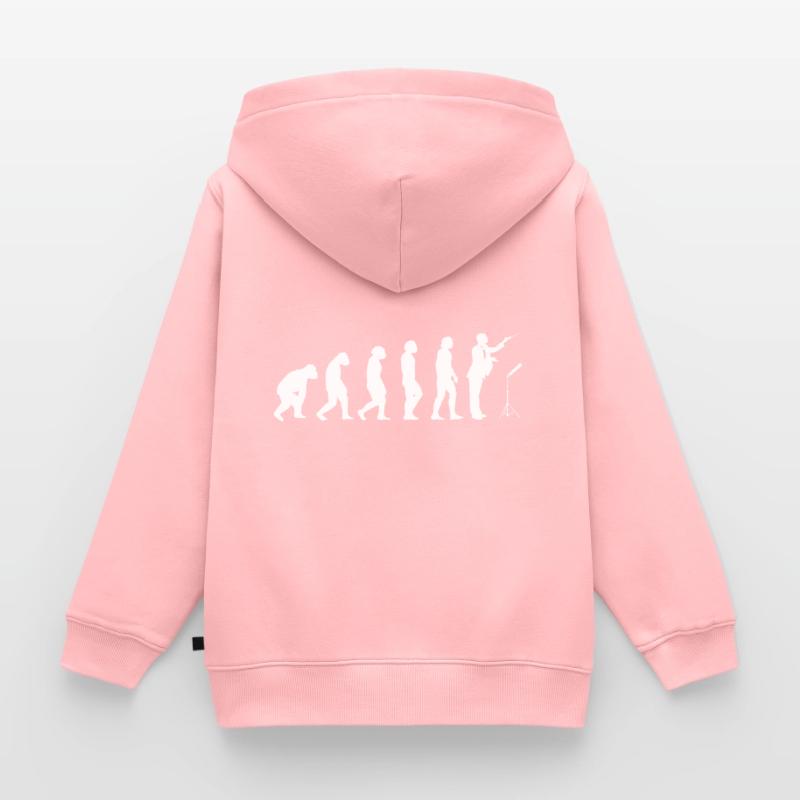 Dirigenten Musiker Band Evolution Dirigent Musik Kinder Premium Organic Zip Hoodie