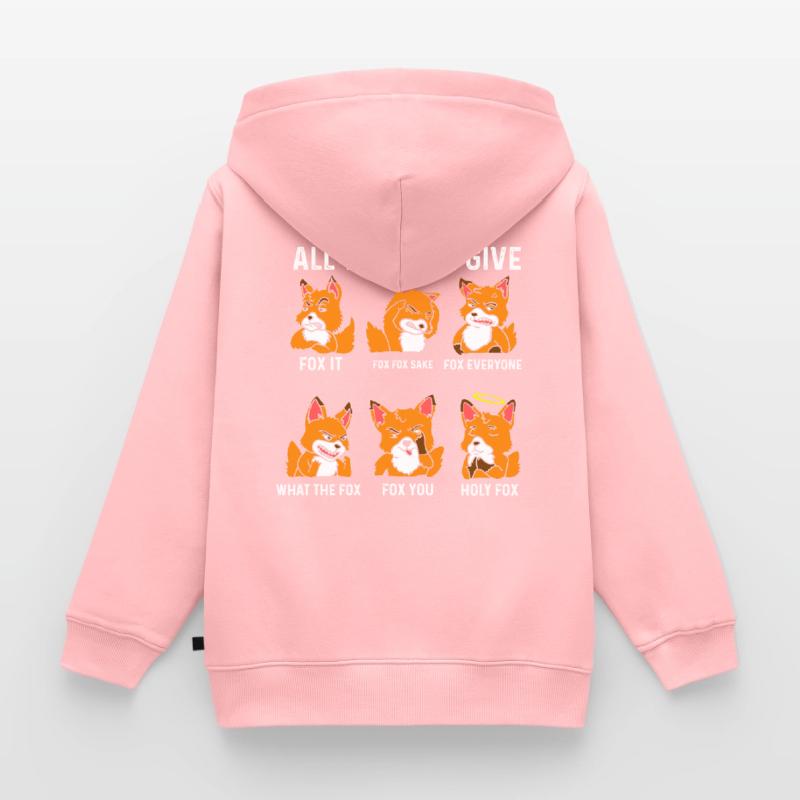 Fuchs Kinder Premium Organic Zip Hoodie