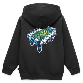 Foosball table table football - Kids Premium Organic Zip-up Hoodie - black - Back - AI Model Kid Male (0cm)