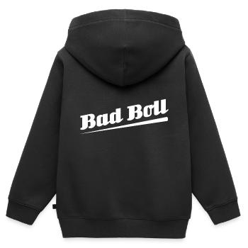 Bad Boll - Textdesign mit Stadtnamen - Kinder Premium Organic Zip Hoodie - Schwarz - Hinten - AI Model Kid Male (0cm)