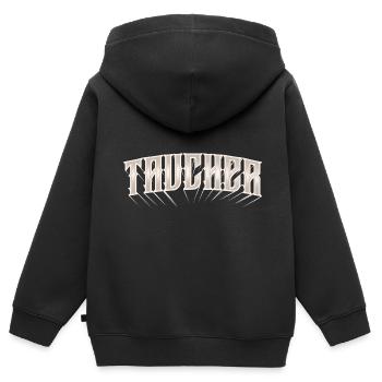 Taucher Tauchen - Kinder Premium Organic Zip Hoodie - Schwarz - Hinten - AI Model Kid Male (0cm)