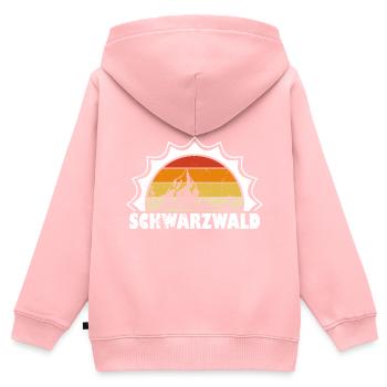 Forêt-Noire Forêt Noire Fille Bollenhut Femmes - Sweat Premium à capuche zippé enfant bio - rose - Dos - AI Model Kid Female (0cm)