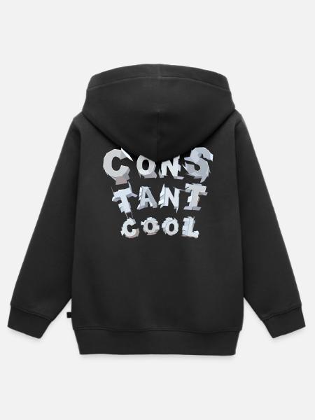 constant cool - Kinder Premium Organic Zip Hoodie - Schwarz