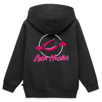 Kosmetikerin Kosmetiker Gesichtsbehandlung Geschen - Kinder Premium Organic Zip Hoodie - Schwarz - Hinten - AI Model Kid Male (0cm)
