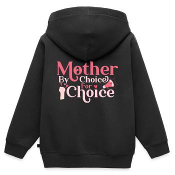 Gender equality Gender equality - Kids Premium Organic Zip-up Hoodie - black - Back - AI Model Kid Male (0cm)