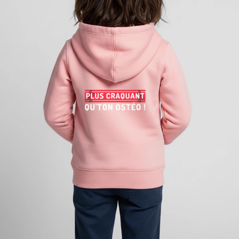 Plus craquant que ton ostéo Kids Premium Organic Zip-up Hoodie