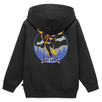 DC Super Hero Girls Batgirl In Gotham - Kinder Premium Organic Zip Hoodie - Schwarz - Hinten - AI Model Kid Male (0cm)