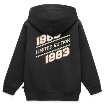 BC 1983 Édition limitée - Sweat Premium à capuche zippé enfant bio - noir - Dos - AI Model Kid Male (0cm)