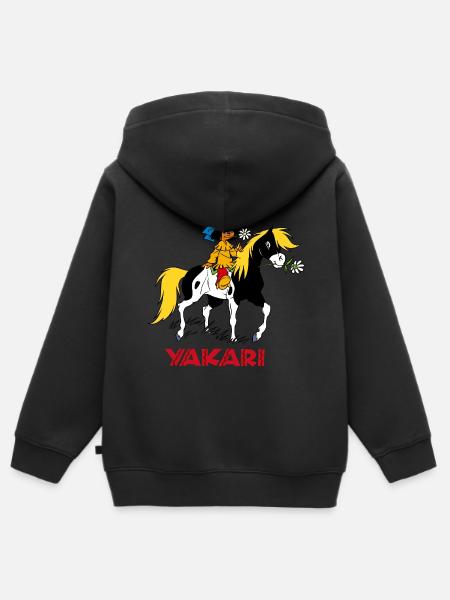 Yakari und Kleiner Donner - Kinder Premium Organic Zip Hoodie -