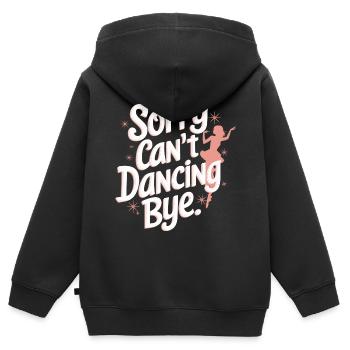 Tanzen Tänzer Tanzen - Kinder Premium Organic Zip Hoodie - Schwarz - Hinten - AI Model Kid Male (0cm)