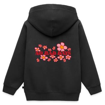 NoBadDays 2 black - Kids Premium Organic Zip-up Hoodie - black - Back - AI Model Kid Male (0cm)