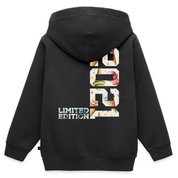 LIMITED EDITION 2021 5 JAHRE EIS 5. GEBURTSTAG - Kids Premium Organic Zip-up Hoodie - black - Back - AI Model Kid Male (0cm)