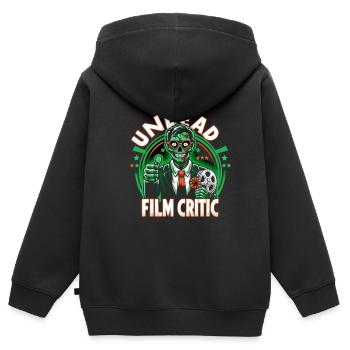 Horror Movie Fan Zombie Horror Classic - Kids Premium Organic Zip-up Hoodie - black - Back - AI Model Kid Male (0cm)