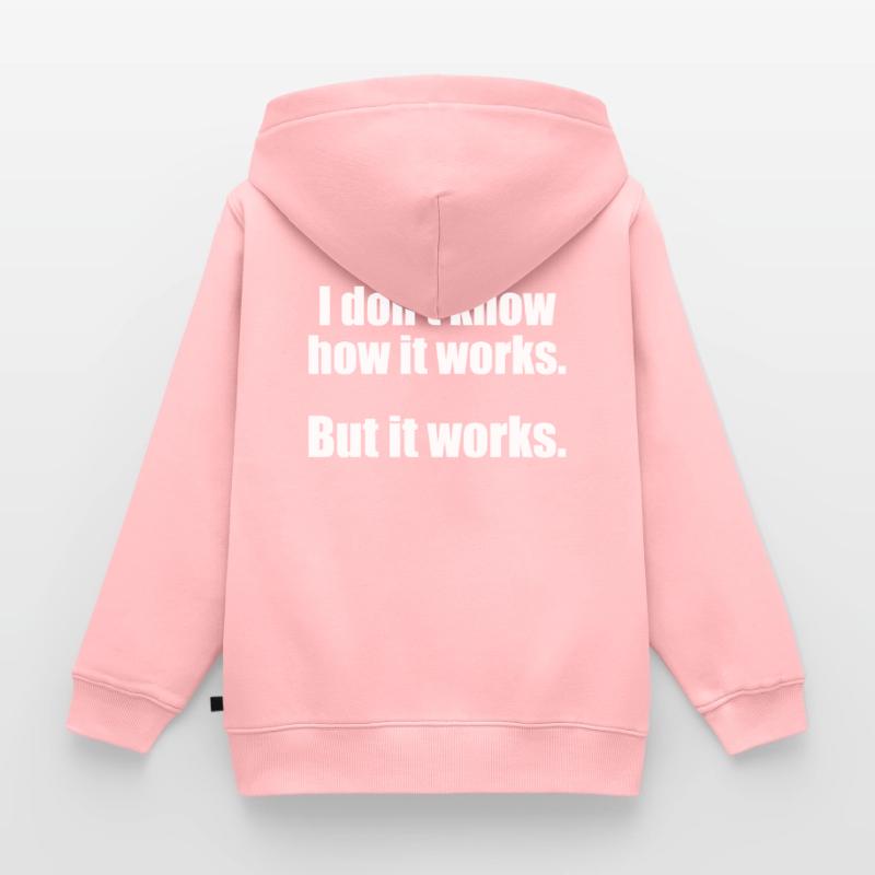 Programmer, Software, Computer Science, Developer Kids Premium Organic Zip-up Hoodie
