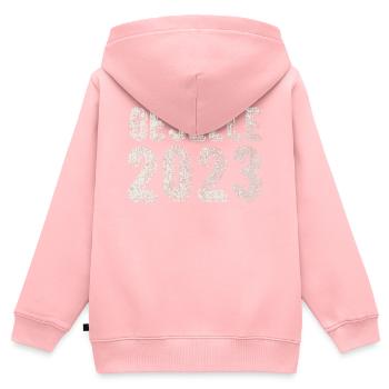 Geselle 2023 Gesellenprüfung - Kinder Premium Organic Zip Hoodie - Rosa - Hinten - AI Model Kid Female (0cm)