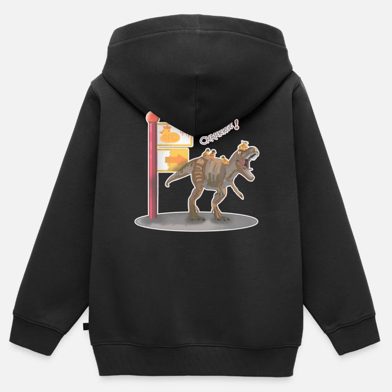 SFC-Shakedown - Kinder Premium Organic Zip Hoodie - Schwarz