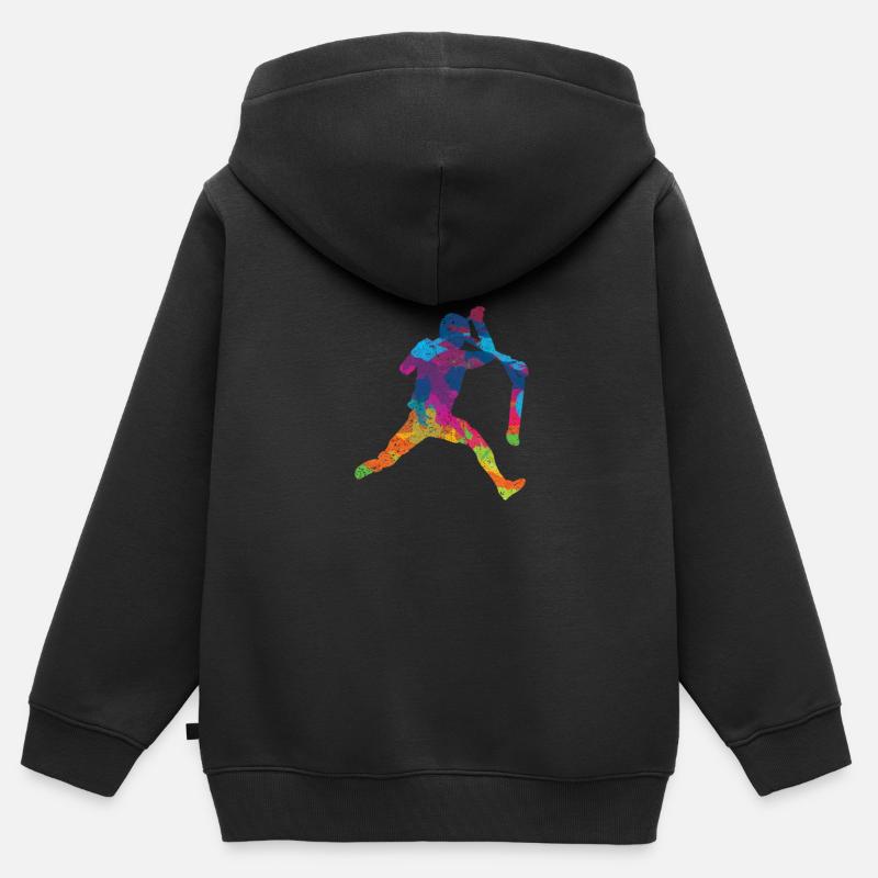 Scooter Tretroller Stunts Skatepark Geschenkidee - Kinder Premium Organic Zip Hoodie - Schwarz