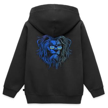 Aruba - Kids Premium Organic Zip-up Hoodie - black - Back - AI Model Kid Male (0cm)