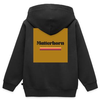20230923 105533 0000 - Kinder Premium Organic Zip Hoodie - Schwarz - Hinten - AI Model Kid Male (0cm)
