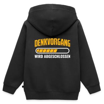 Informatik Informatiker Programmierer - Kinder Premium Organic Zip Hoodie - Schwarz - Hinten - AI Model Kid Male (0cm)