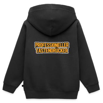 Informatik Informatiker Programmierer - Kinder Premium Organic Zip Hoodie - Schwarz - Hinten - AI Model Kid Male (0cm)