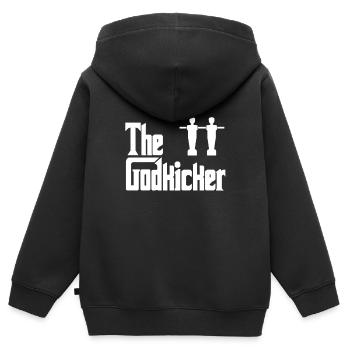 Foosball table football foosball table - Kids Premium Organic Zip-up Hoodie - black - Back - AI Model Kid Male (0cm)