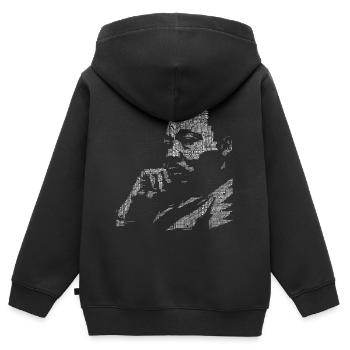 MArtin luther King i have a Dream Black power anti - Kids Premium Organic Zip-up Hoodie - black - Back - AI Model Kid Male (0cm)