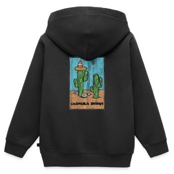 Mexiko Land Südamerika - Kinder Premium Organic Zip Hoodie - Schwarz - Hinten - AI Model Kid Male (0cm)