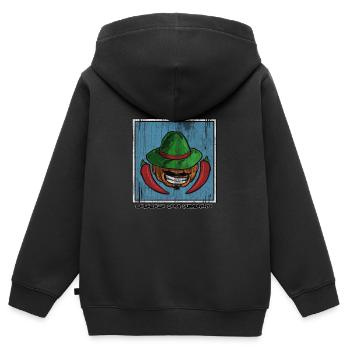 Mexiko Land Südamerika - Kinder Premium Organic Zip Hoodie - Schwarz - Hinten - AI Model Kid Male (0cm)