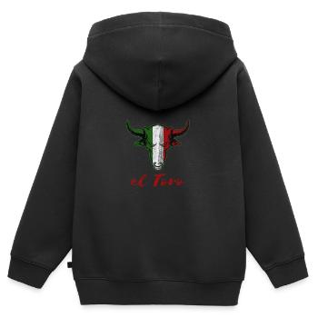 Mexiko Land Südamerika - Kinder Premium Organic Zip Hoodie - Schwarz - Hinten - AI Model Kid Male (0cm)