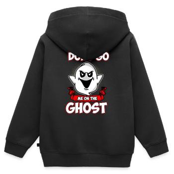 German Saying Deutsch English Denglisch Don't Go - Kids Premium Organic Zip-up Hoodie - black - Back - AI Model Kid Male (0cm)