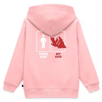 Kampfkunst-Judo-Selbstverteidigungs-Karate-Kampf - Kinder Premium Organic Zip Hoodie - Rosa - Hinten - AI Model Kid Female (0cm)